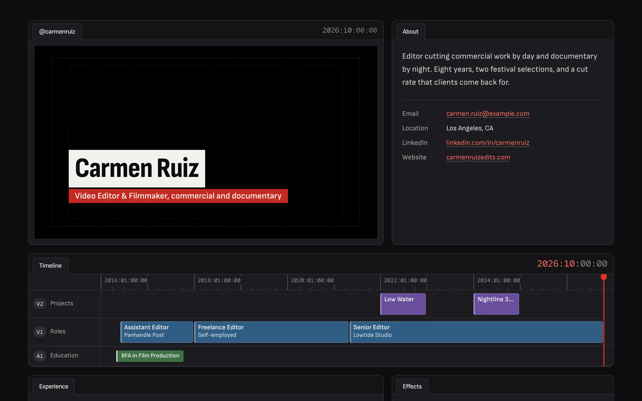 Reel design